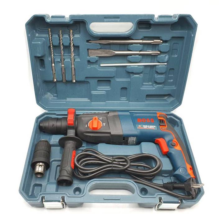 دریل بتن کن باس مدل BOSS-28-DFR مجموعه 7 عددی